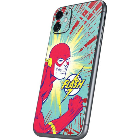 DC Comics The Flash Classic Art Smile Blast iPhone 11 Skin